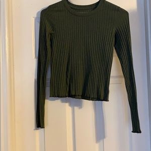 American Eagle army green shirt